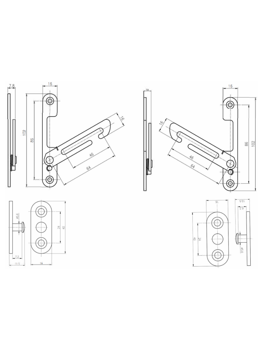 Concealed Restrictor Latch