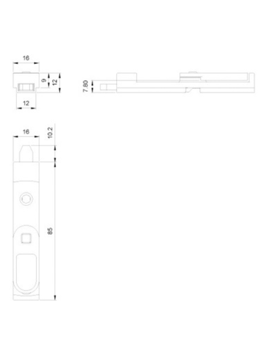 Small Finger Operated Shootbolt
