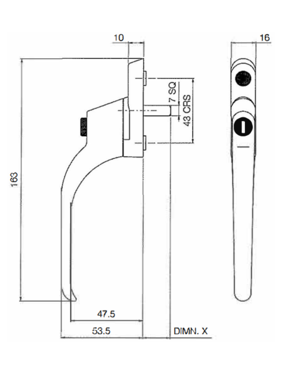 Firmguard Window Handle