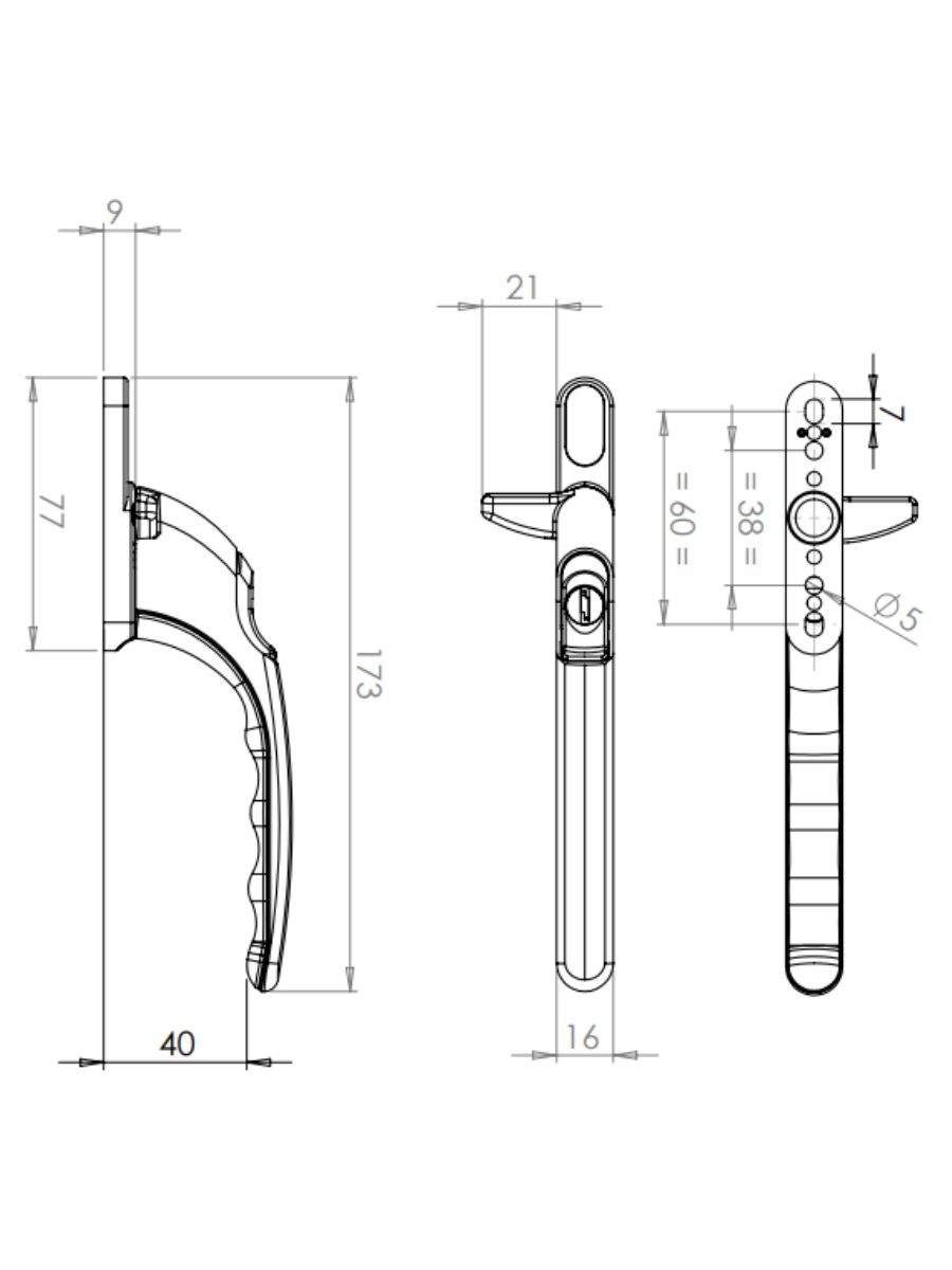 Easyfit Repair Cockspur Window Handle