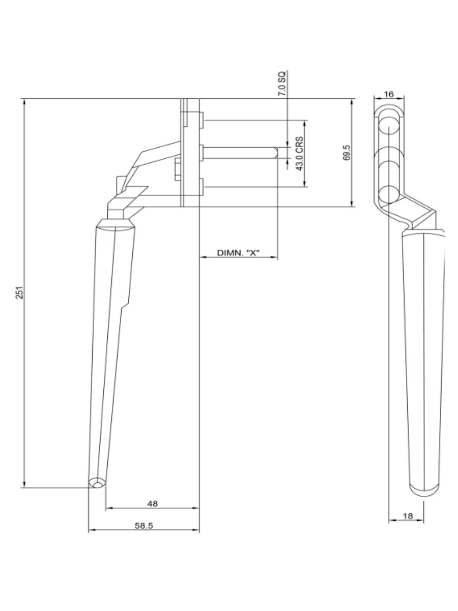 Sure Grip Window Handle