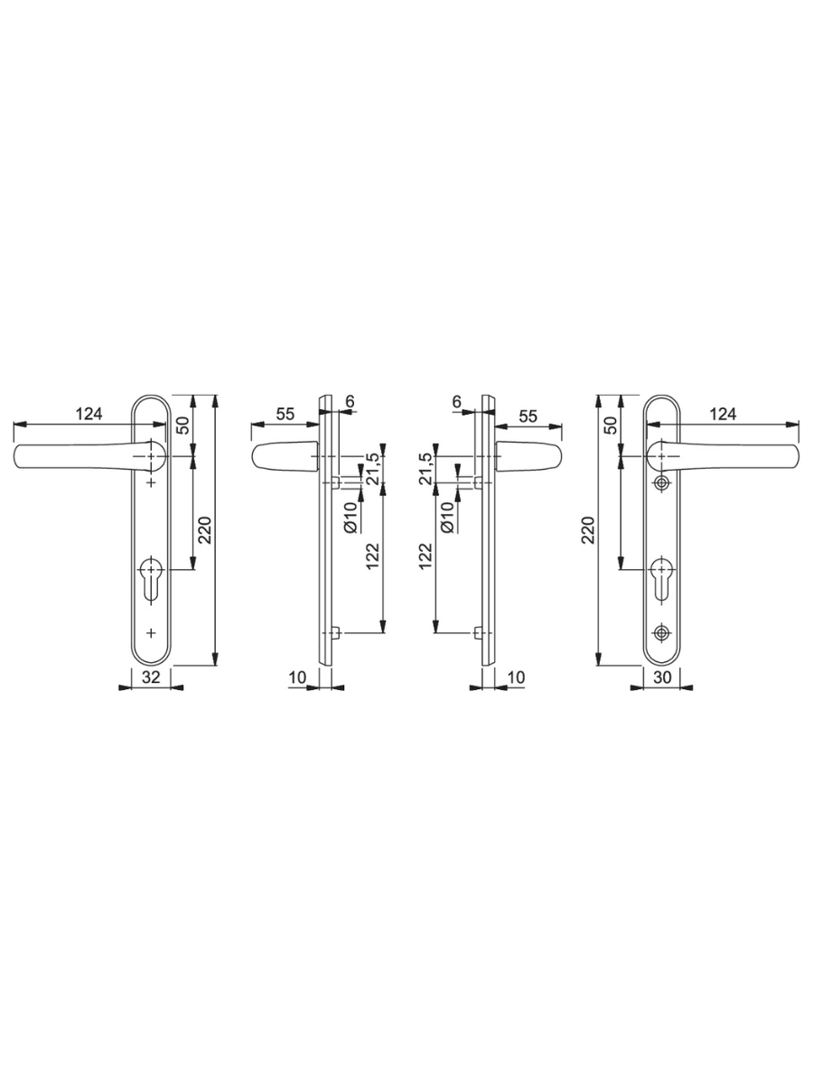 Hoppe Tokyo Door Handle