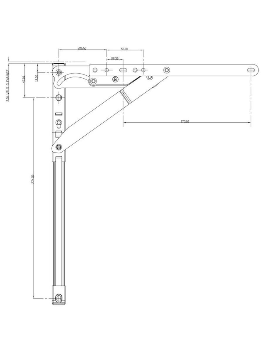 Yale Mega Friction Stay