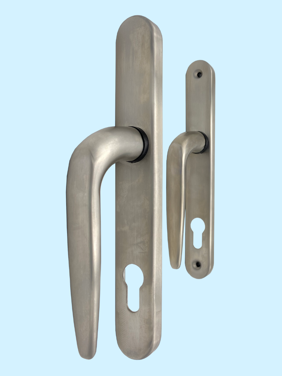 Sparta Stainless Steel Lever/Lever Door Handle (Long Backplate)