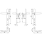 Hoppe Atlanta Unsprung Door Handle