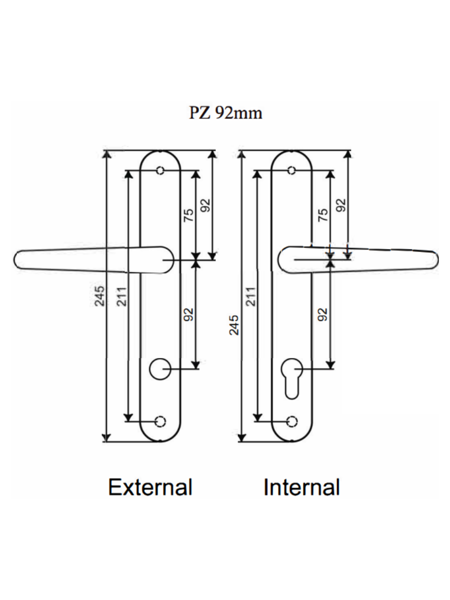 Lifetime Security Door Handles