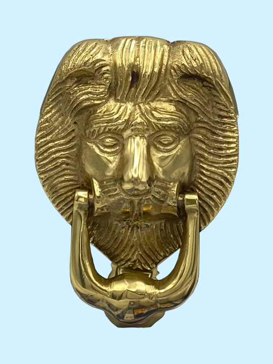 Lions Head Door Knocker