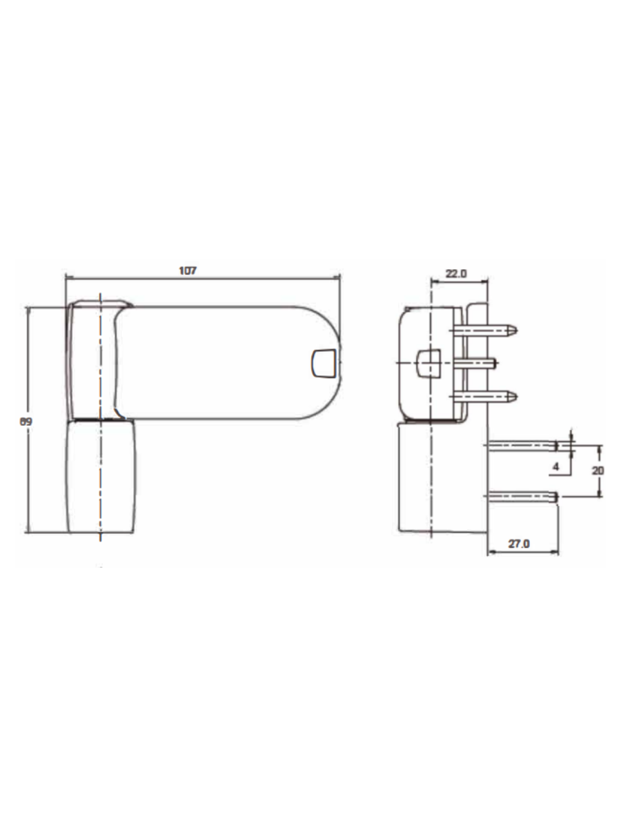 Imperial 3D Flag Hinge